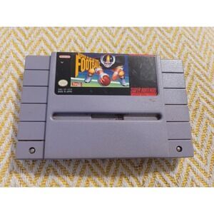 Vintage 1992 Super Nintendo (NES) Game Super Play Action Football Video Game